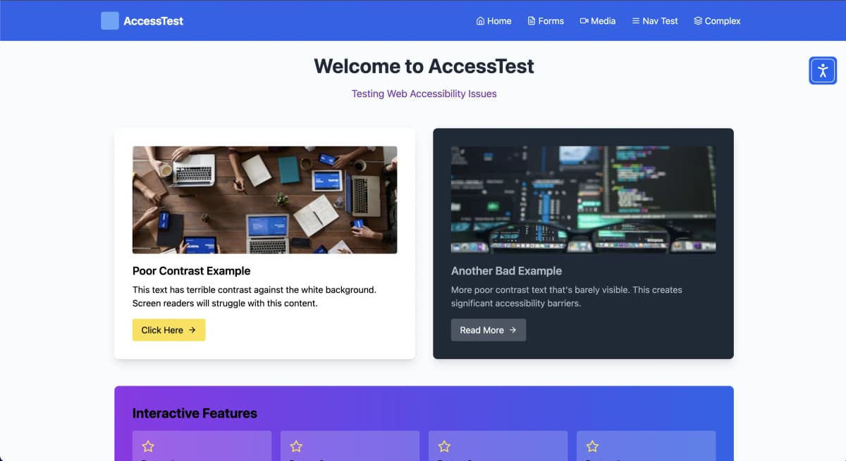 Widget-Demo in Aktion